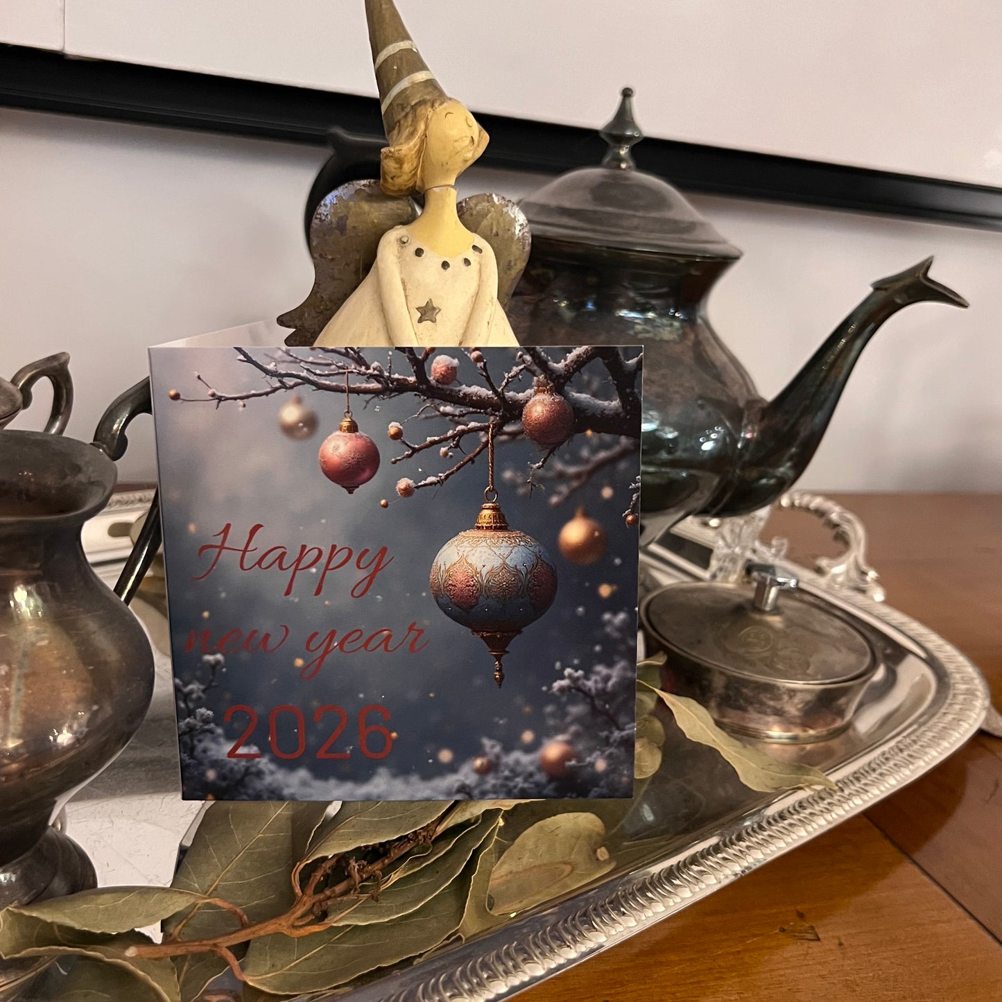 Carte Bonne Année avec video - NFC – design happy new year