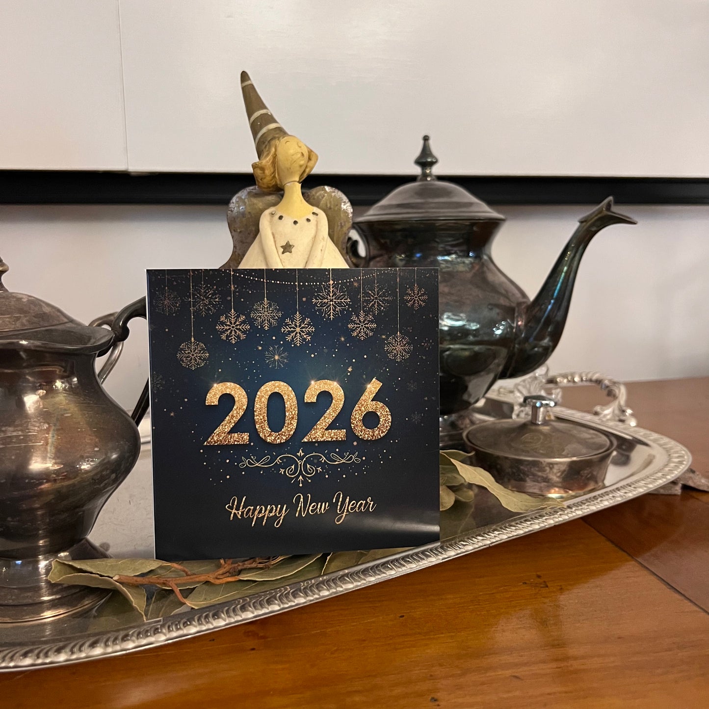 Carte Bonne Année avec video - NFC – design happy new year