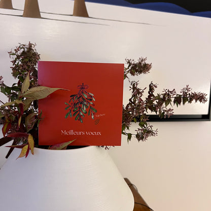 Carte Bonne Année avec video - NFC – design happy new year