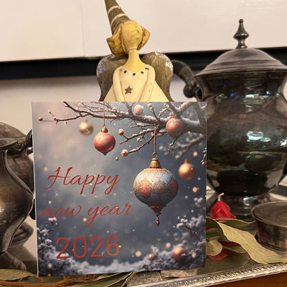 Carte Bonne Année avec video - NFC – design happy new year