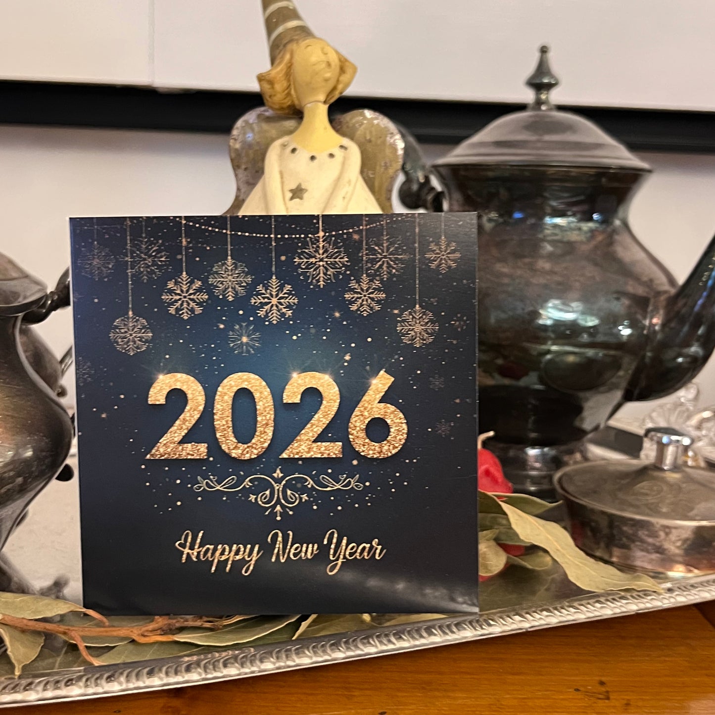 Carte Bonne Année avec video - NFC – design happy new year