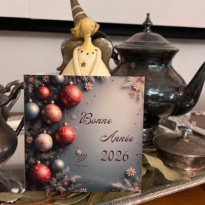 Carte Bonne Année avec video - NFC – design happy new year