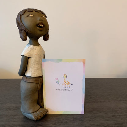 Carte Naissance M’AryCard avec video - NFC - design Inès