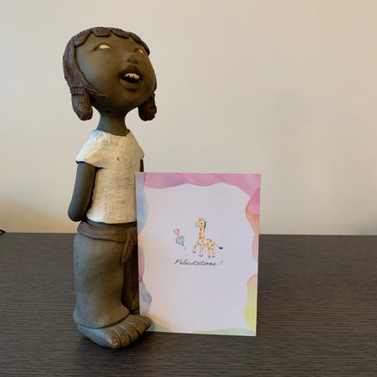 Carte Naissance M’AryCard avec video - NFC - design Inès