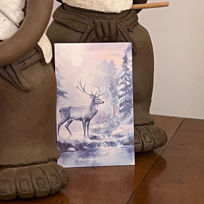 Carte M’AryCard avec video - NFC – design cerf kitrichris