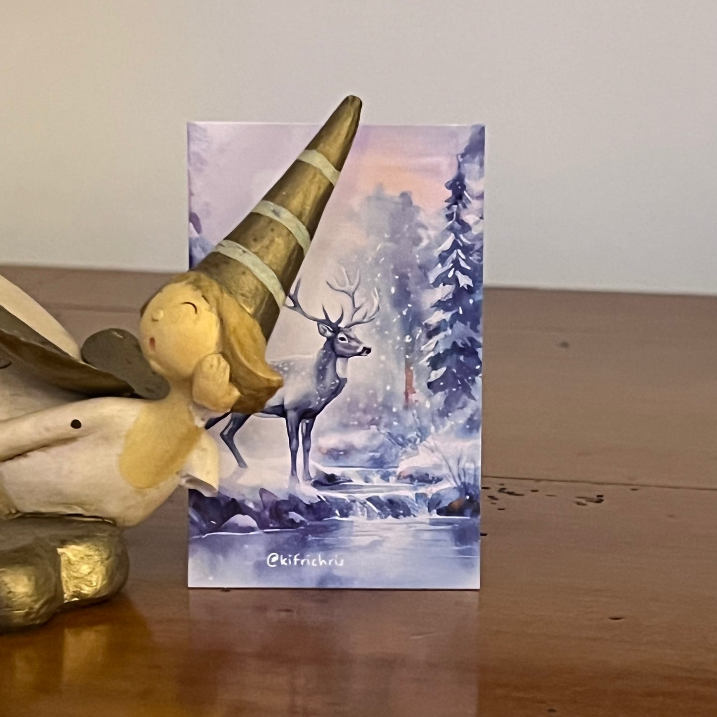 Carte M’AryCard avec video - NFC – design cerf kitrichris