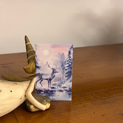 Carte M’AryCard avec video - NFC – design cerf kitrichris