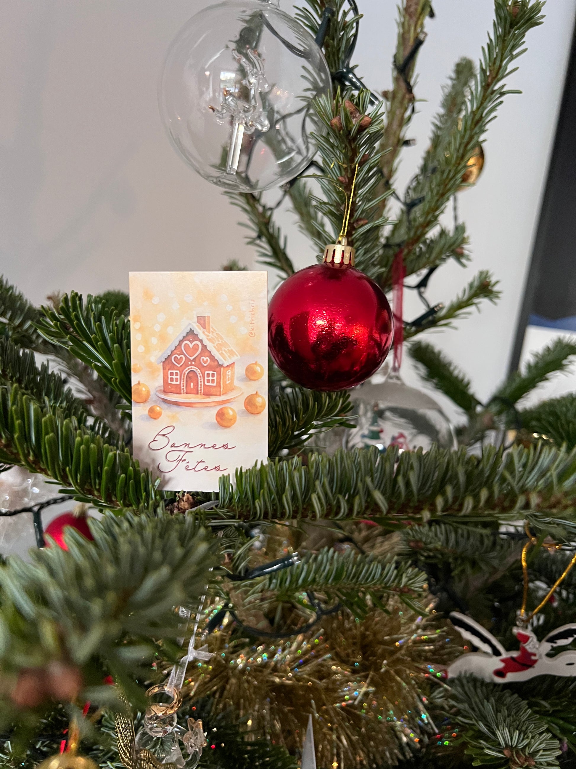 Carte Fetes M’AryCard avec video - NFC – design pain d'epices kitrichris