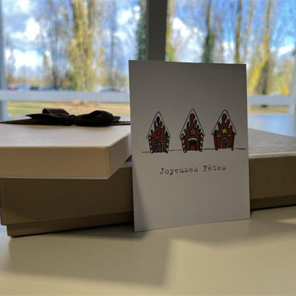 Les chalets du Père Noël par M'AryCard - 148x105mm