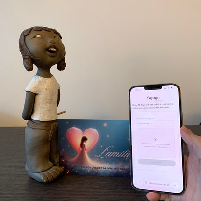 Carte Amitié M’AryCard avec video - NFC - design L'amitié