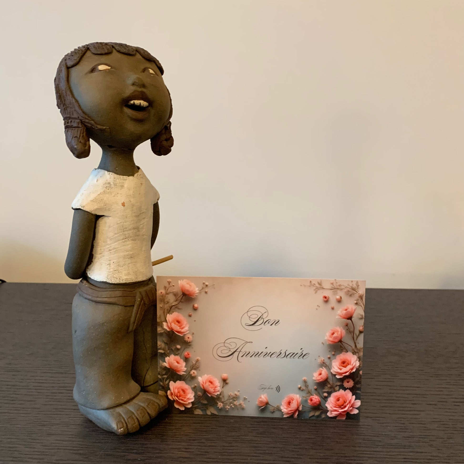 Carte Anniversaire M’AryCard avec video - NFC - design ancien