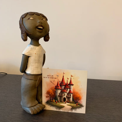 Carte M’AryCard avec video - NFC - design chateau