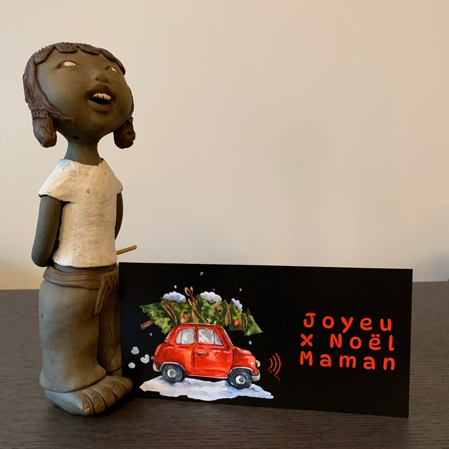 Carte Noel M’AryCard avec video - NFC - design Joyeux Noel maman