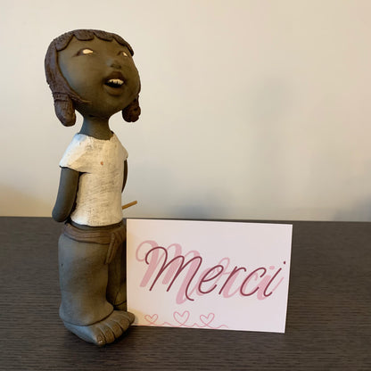 Carte Remerciement M’AryCard avec video - NFC - design Shelly