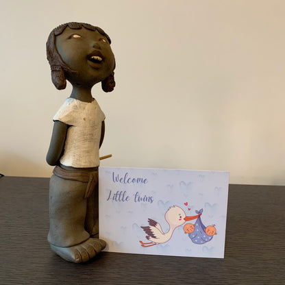 Carte Naissance M’AryCard avec video - NFC - design Shelly