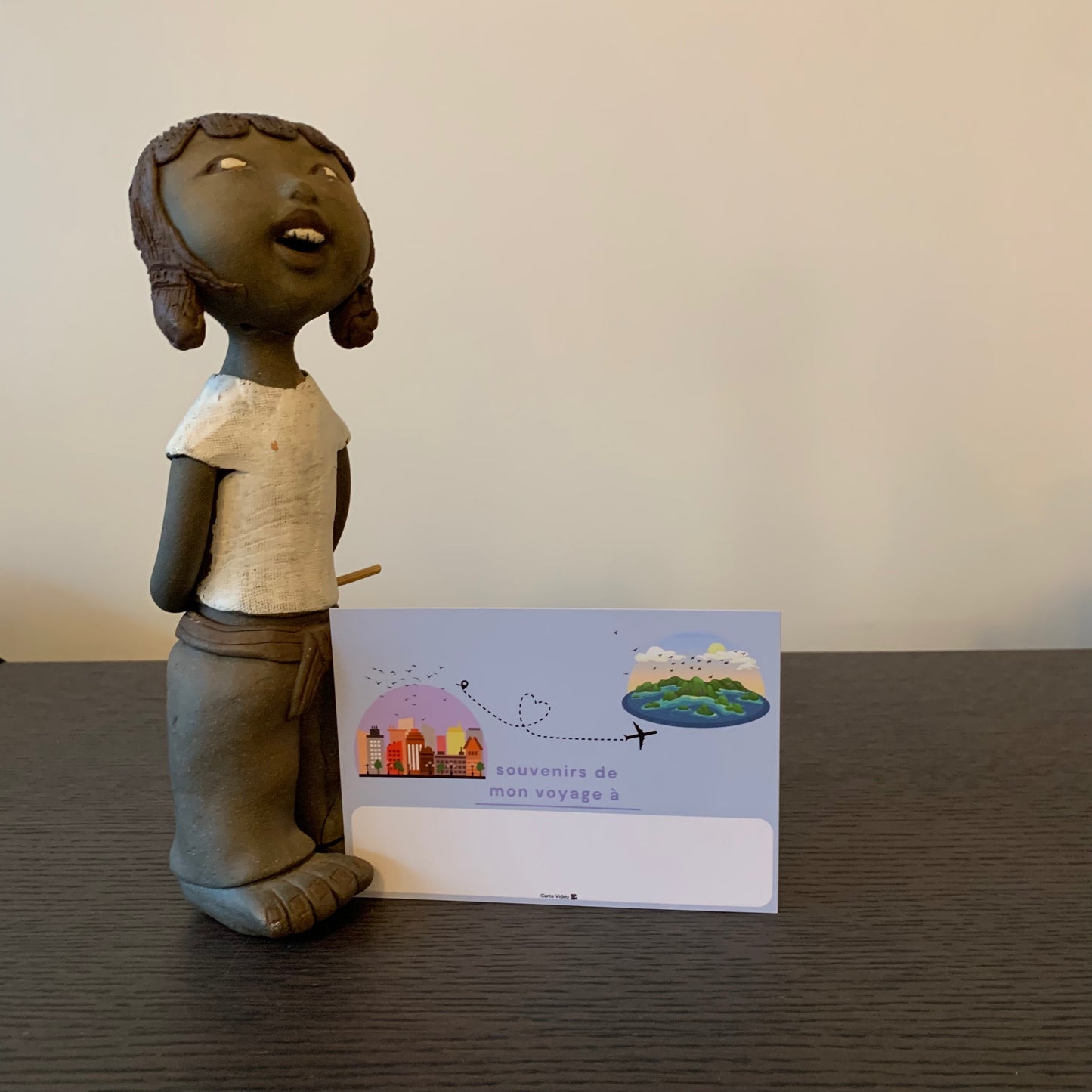 Carte Voyage M’AryCard avec video - NFC - design souvenir de mon voyage