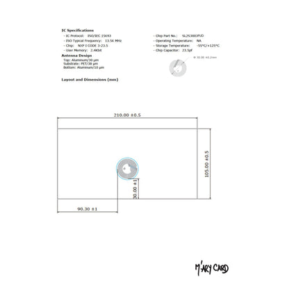 Cartes M'AryCard Spec Tag NFC