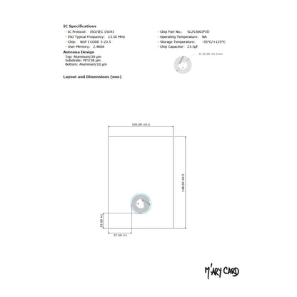 Cartes M'AryCard Spec Tag NFC