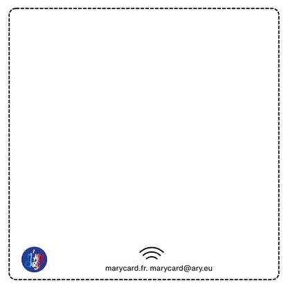 Carte M'AryCard avec video - NFC – design verso