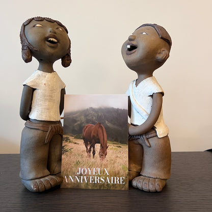 Carte M'AryCard Anniversaire avec video - NFC – design cheval