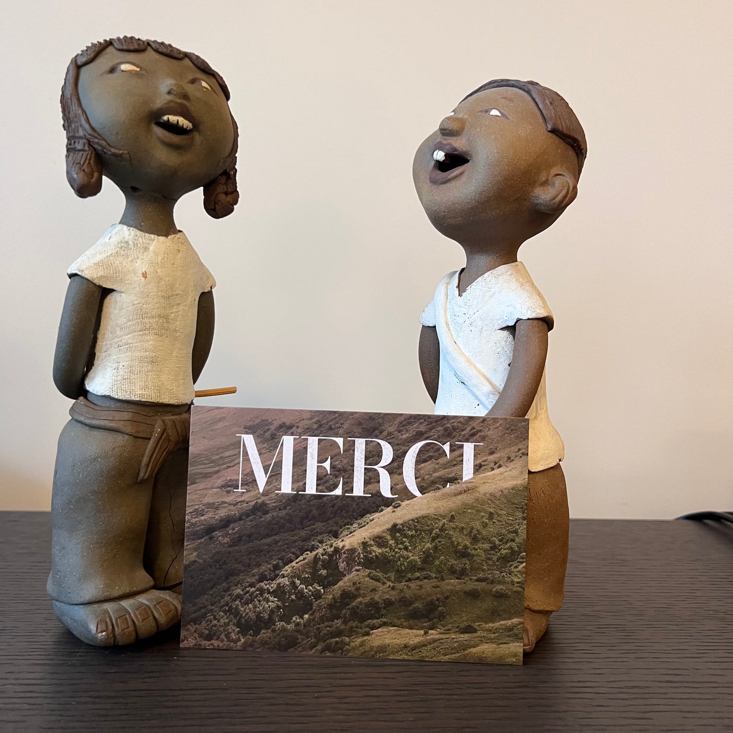 Carte Remerciement M’AryCard avec video - NFC – design Zoé Amat horizon