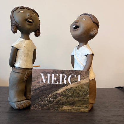 Carte Remerciement M’AryCard avec video - NFC – design Zoé Amat horizon